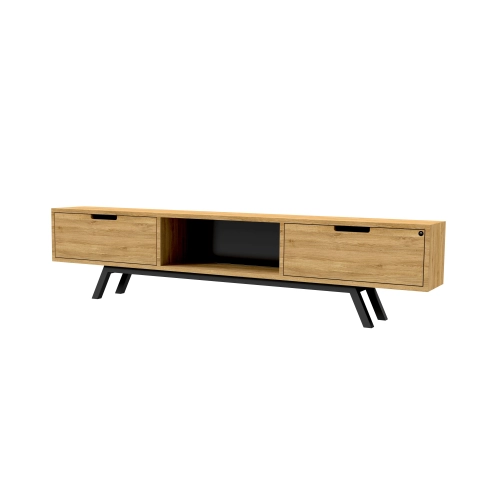 Szafka RTV-38 Drewno Lite Dąb Loft Lakier Rozmiary od 100 cm do 200 cm PREMIUM
